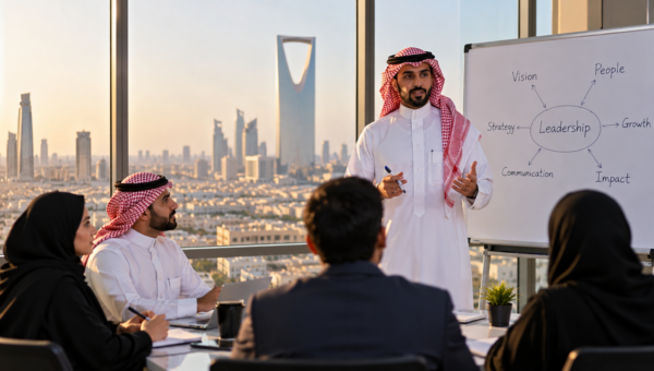 a project team conducting an early risk-identification workshop around a risk register